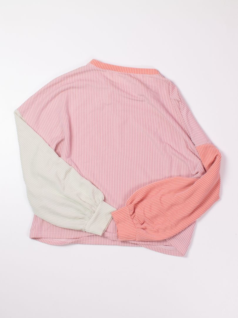 Pink/Green  Long Sleeve, L