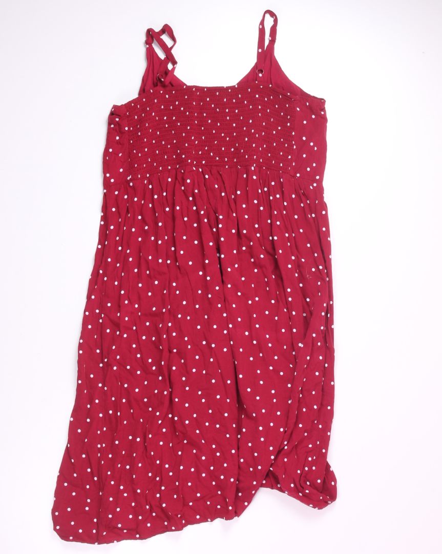 Red Old Navy Cami Midi Dress, 1X