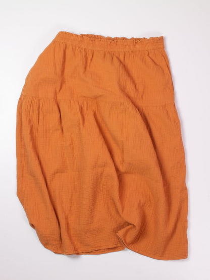 Orange Universal Thread Maxi Skirt, XXL