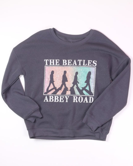 Gray The Beatles Crewneck, M