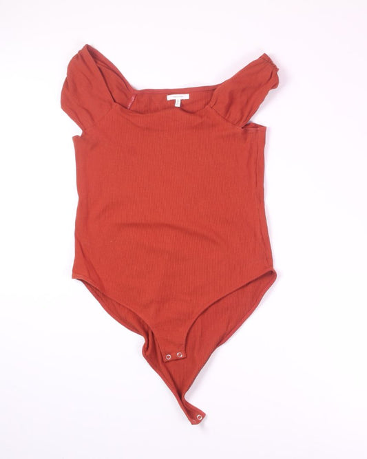Orange Maurices Tank Bodysuit, XL