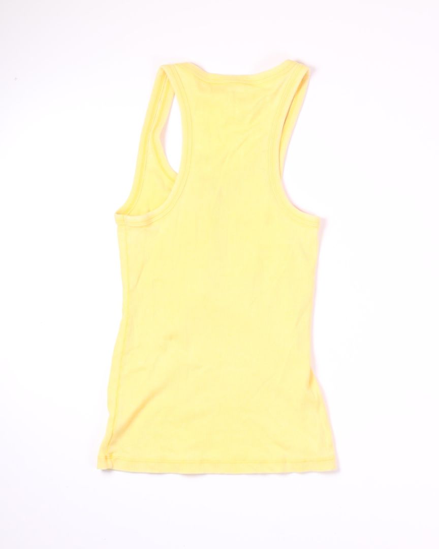 Yellow Aerie Racer Back Tank, L