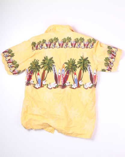 Yellow Favant Hawaiian Shirt, L