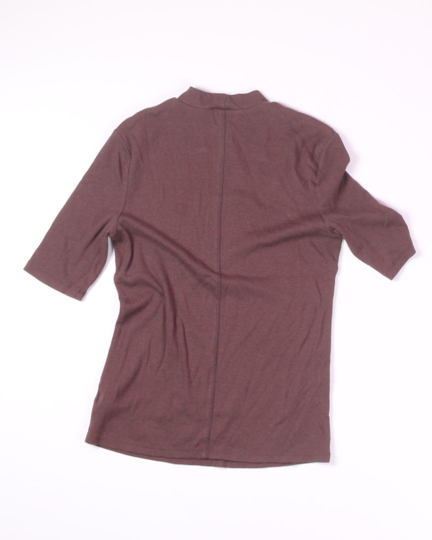 Brown A New Day Mockneck Tee, S