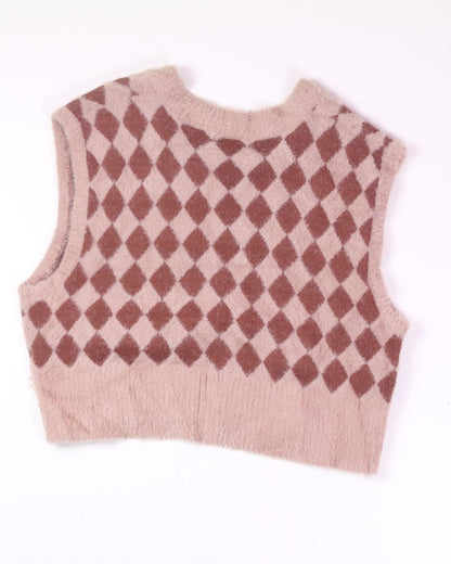 Tan Sincerely Jules Sweater Vest, L