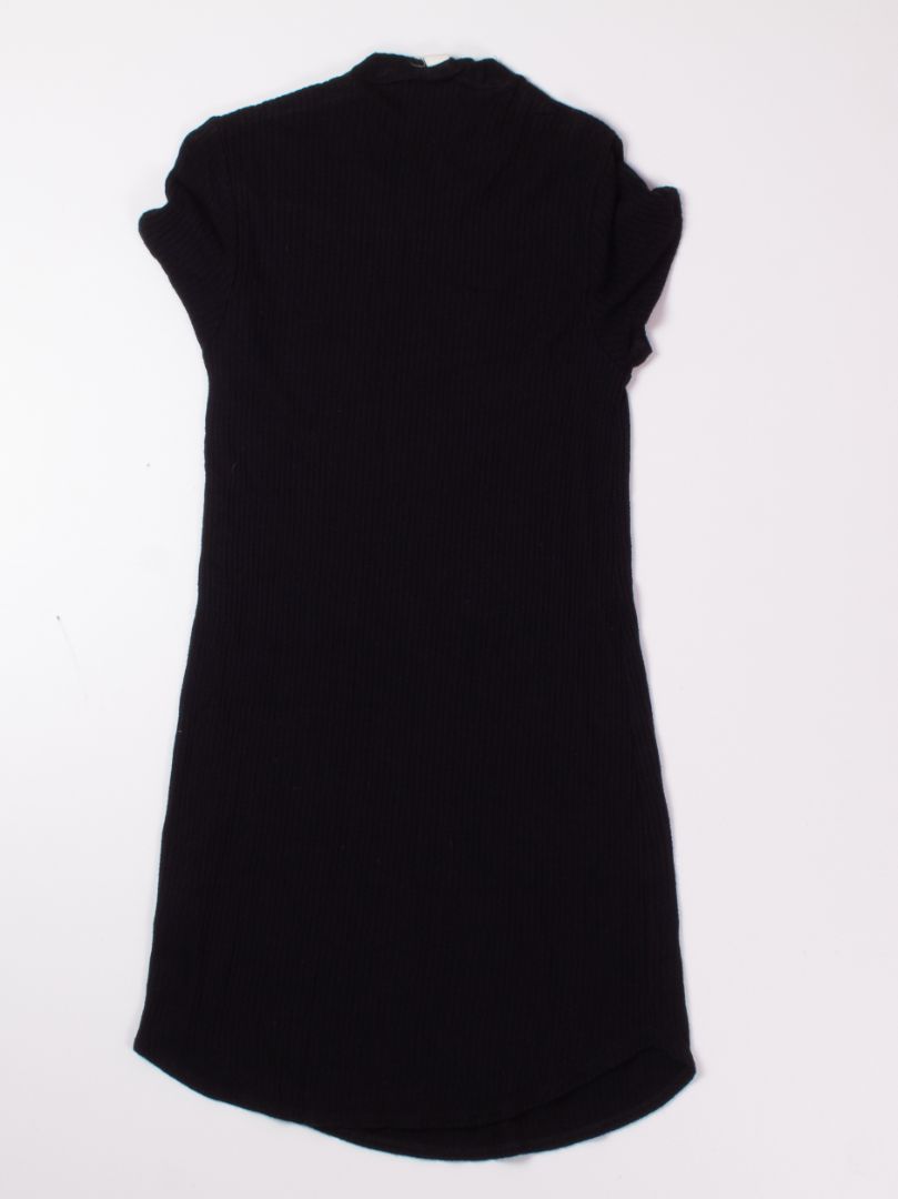 Black Garage Bodycon Dress, XS