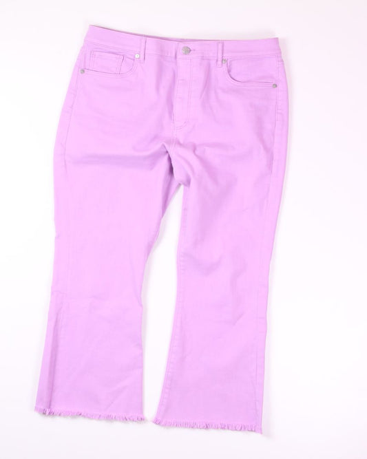 Purple Loft Flare Pants, 12