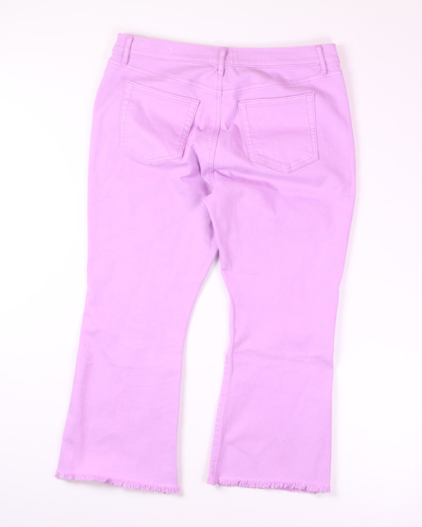 Purple Loft Flare Pants, 12