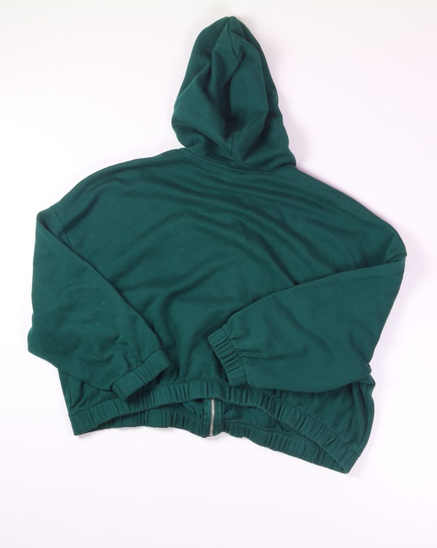 Green Old Navy Cropped Zip Up, 2X