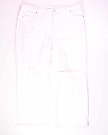 White Old Navy Wide Leg Pants, 22