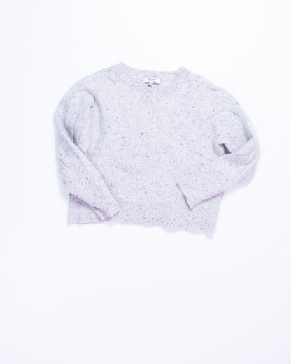 Gray Madewell Cropped Long Sleeve, M