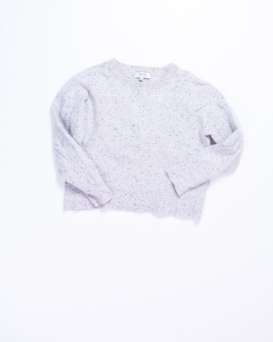 Gray Madewell Cropped Long Sleeve, M