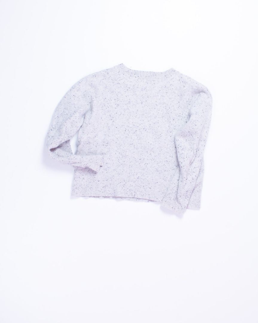 Gray Madewell Cropped Long Sleeve, M