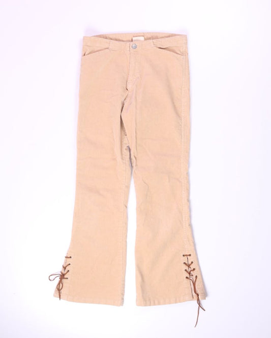 Yellow K.C. Parker Y2K Vintage Corduroy Pants, 12