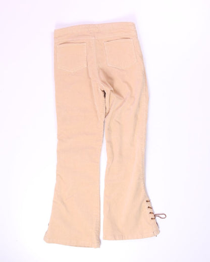 Yellow K.C. Parker Y2K Vintage Corduroy Pants, 12