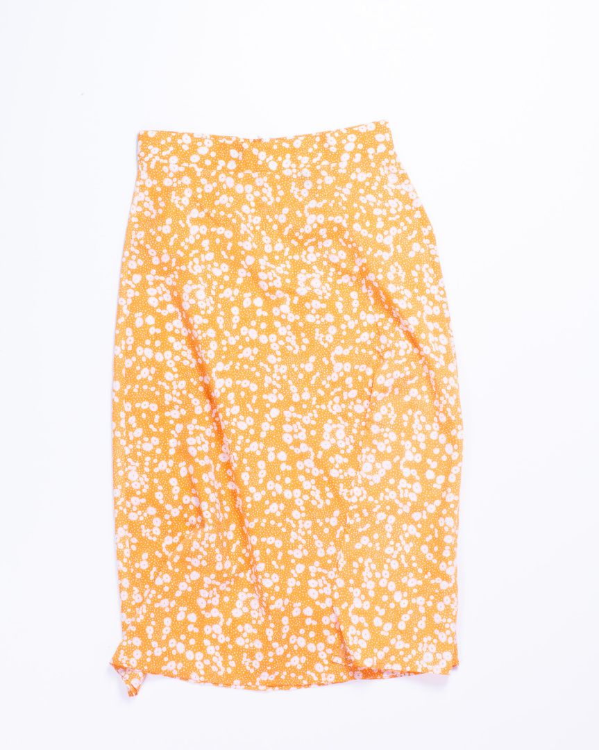 Yellow Shein Maxi Skirt, S