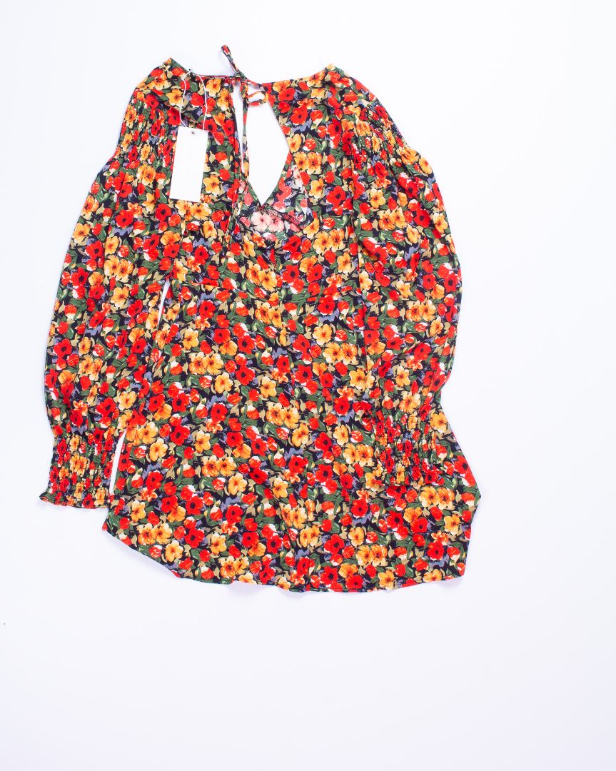 Red Lush Mini Dress, S