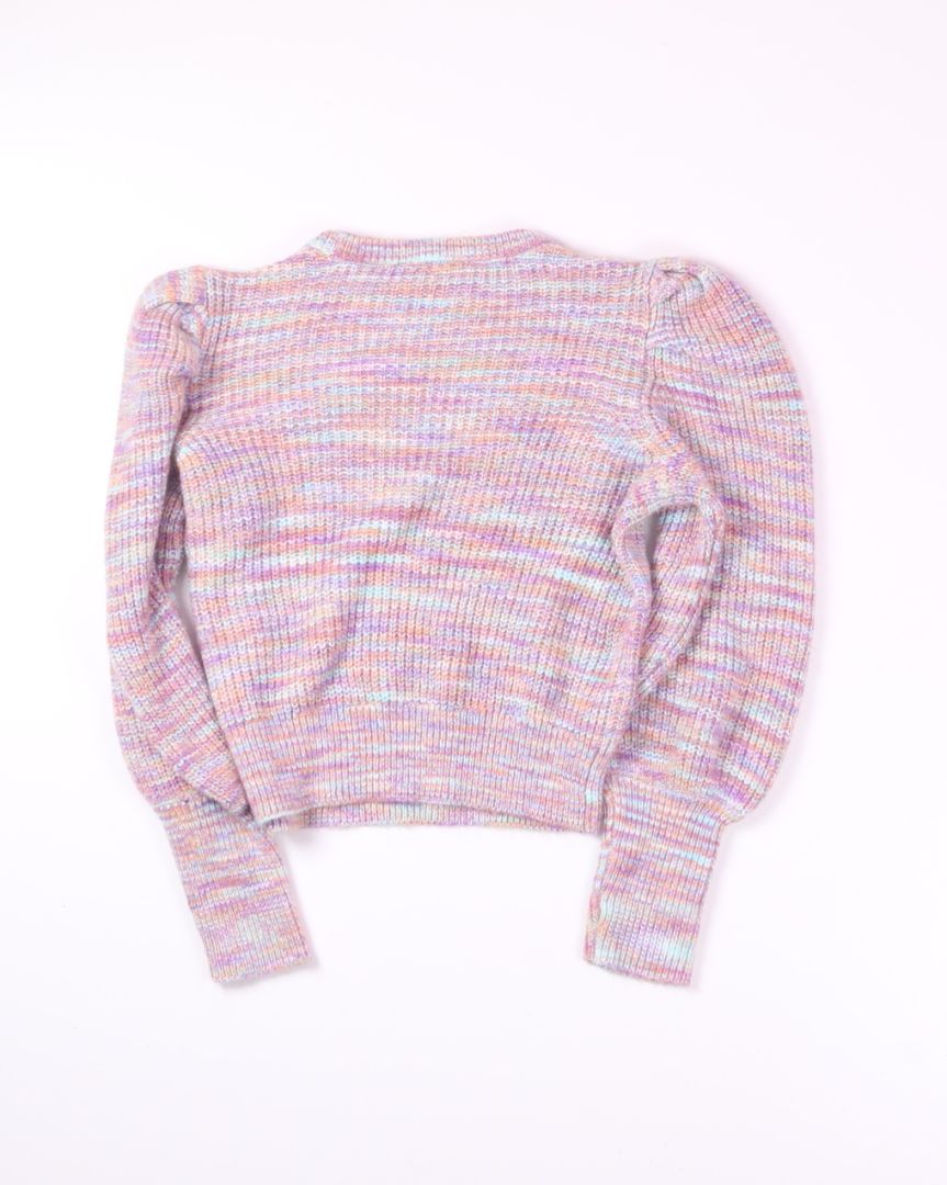 Purple Ophelia Roe Knit Sweater, S