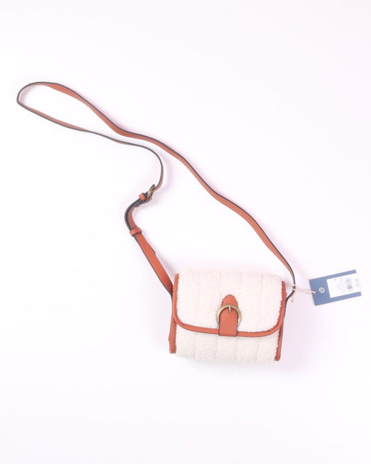 White Universal Thread Sherpa Crossbody