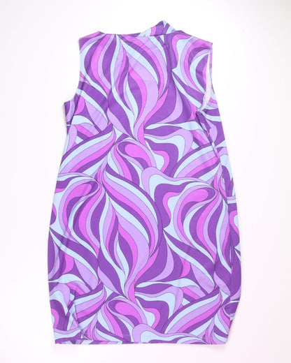 Purple Forenza Shift Dress, XL