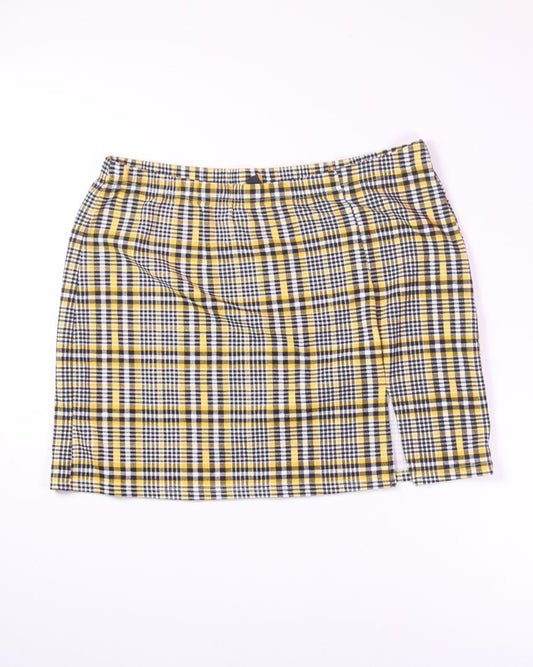 Yellow Shein Mini Skirt, 5X