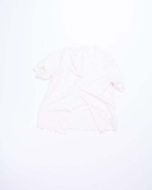 Cream Dazy Button Down, L