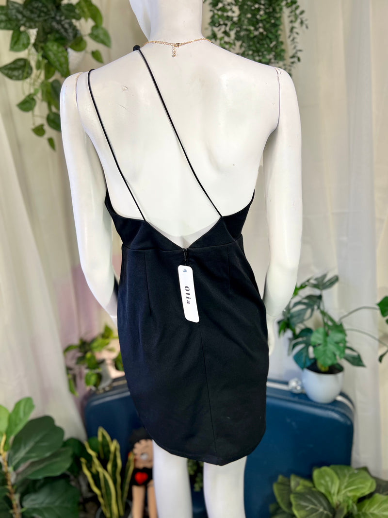 NWT Black Olia Mini Dress, M