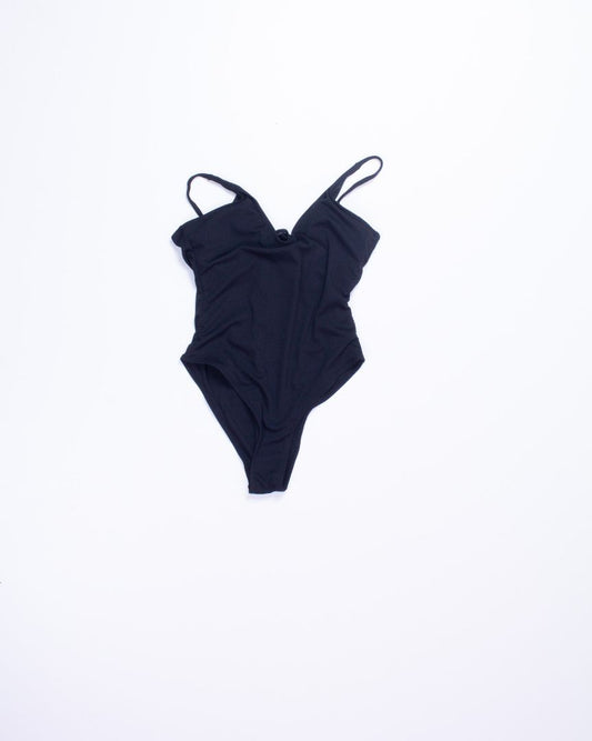 Black  One Piece Swimsuit, S