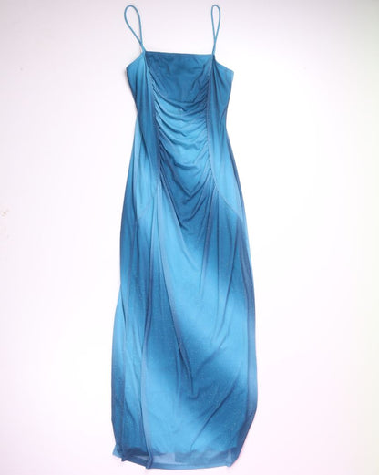 Blue Taboo Maxi Dress, L