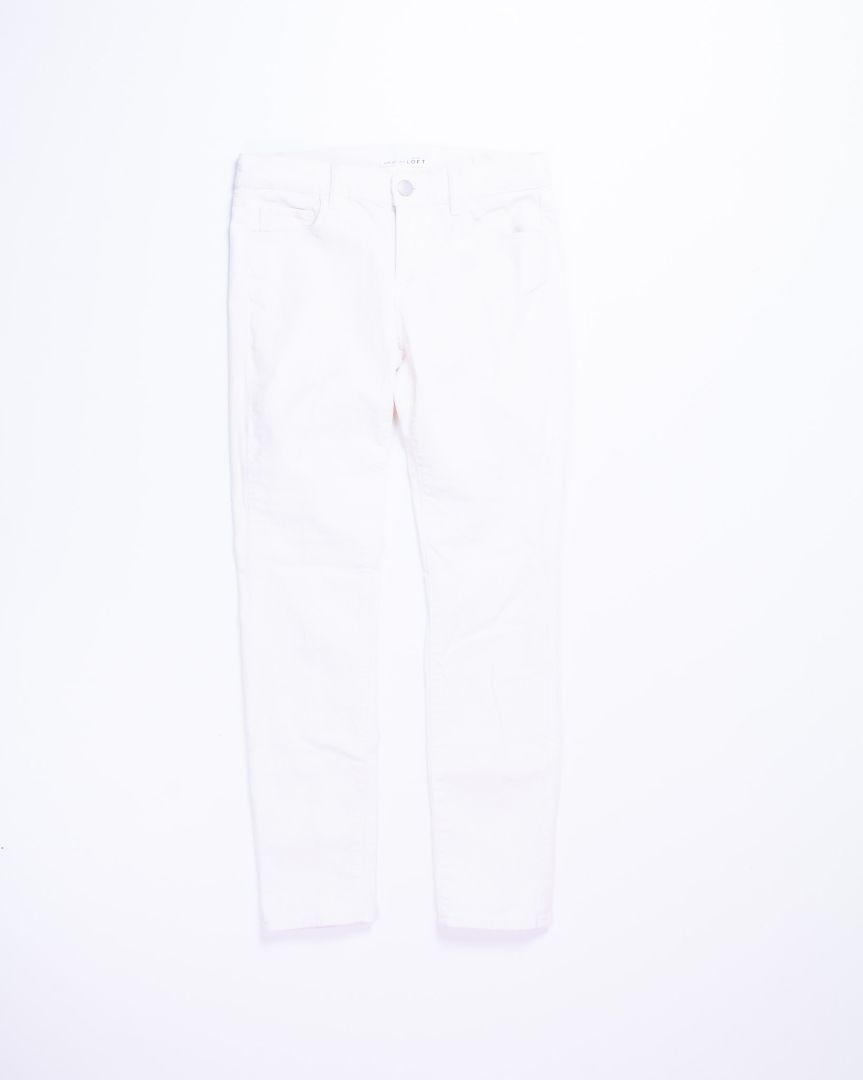 White Loft Skinny Pants, 2