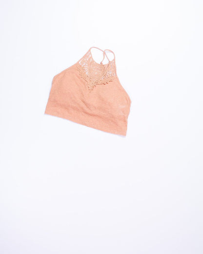 Orange SO Halter Tank, L