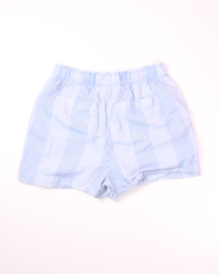 Blue Striped Loft High Rise Soft Shorts, L