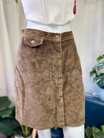 Brown Ralph Lauren Corduroy Skirt, 8