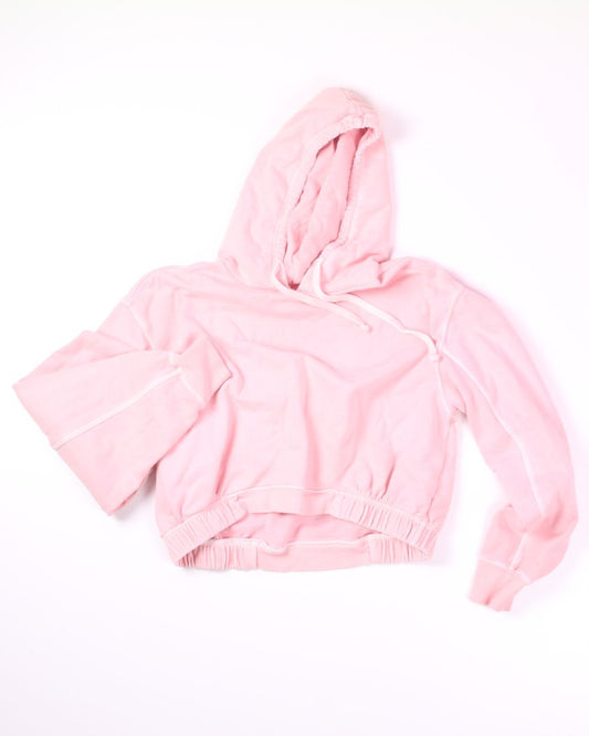 Pink BP. Cropped Hoodie, S