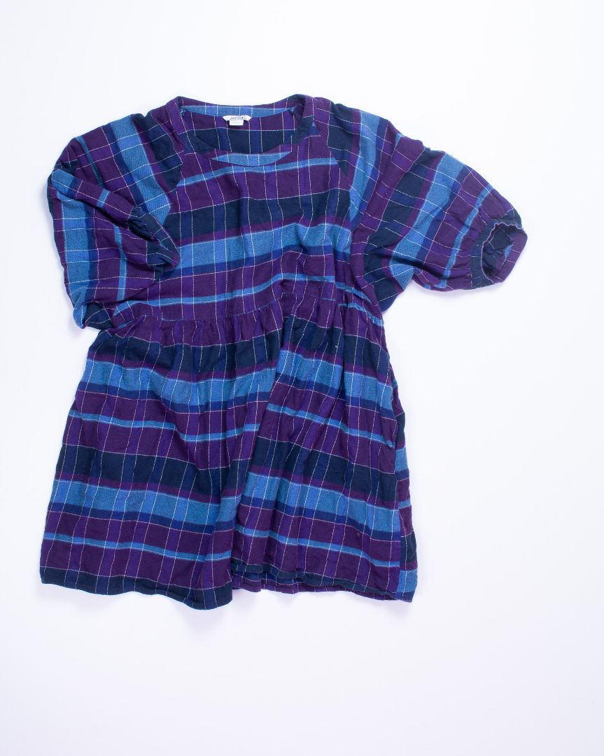 Purple Monki Babydoll Dress, L