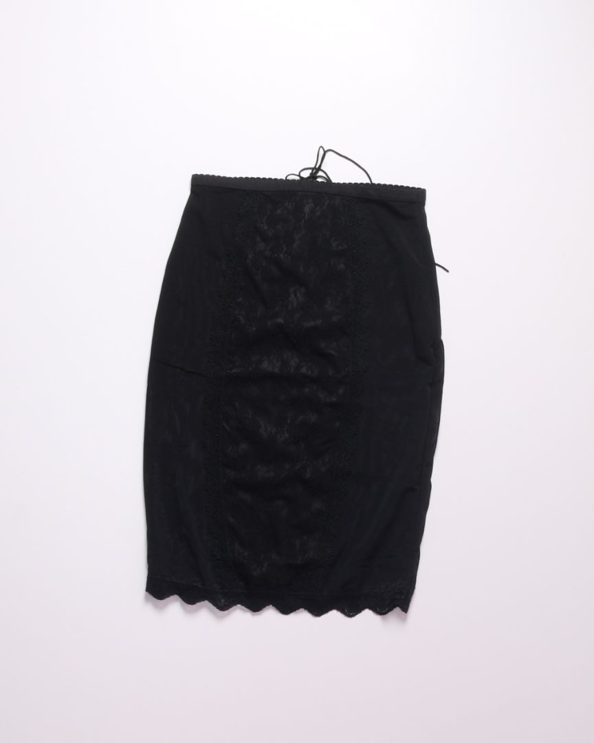 Black Bettie Page Lingerie Skirt, 4