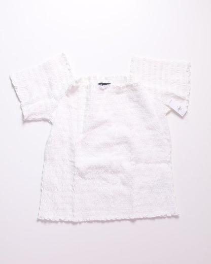 White Gap Off-the-Shoulder Tee, XL