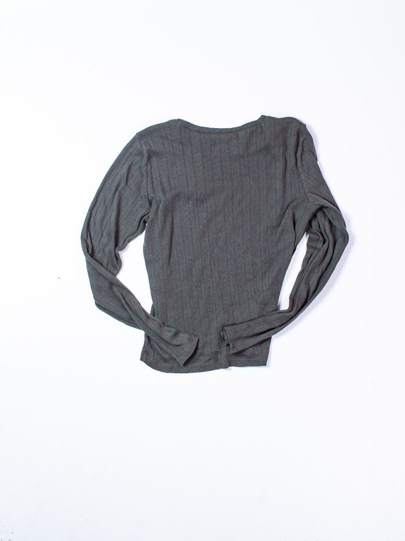 Green American Eagle Basic Tee, M