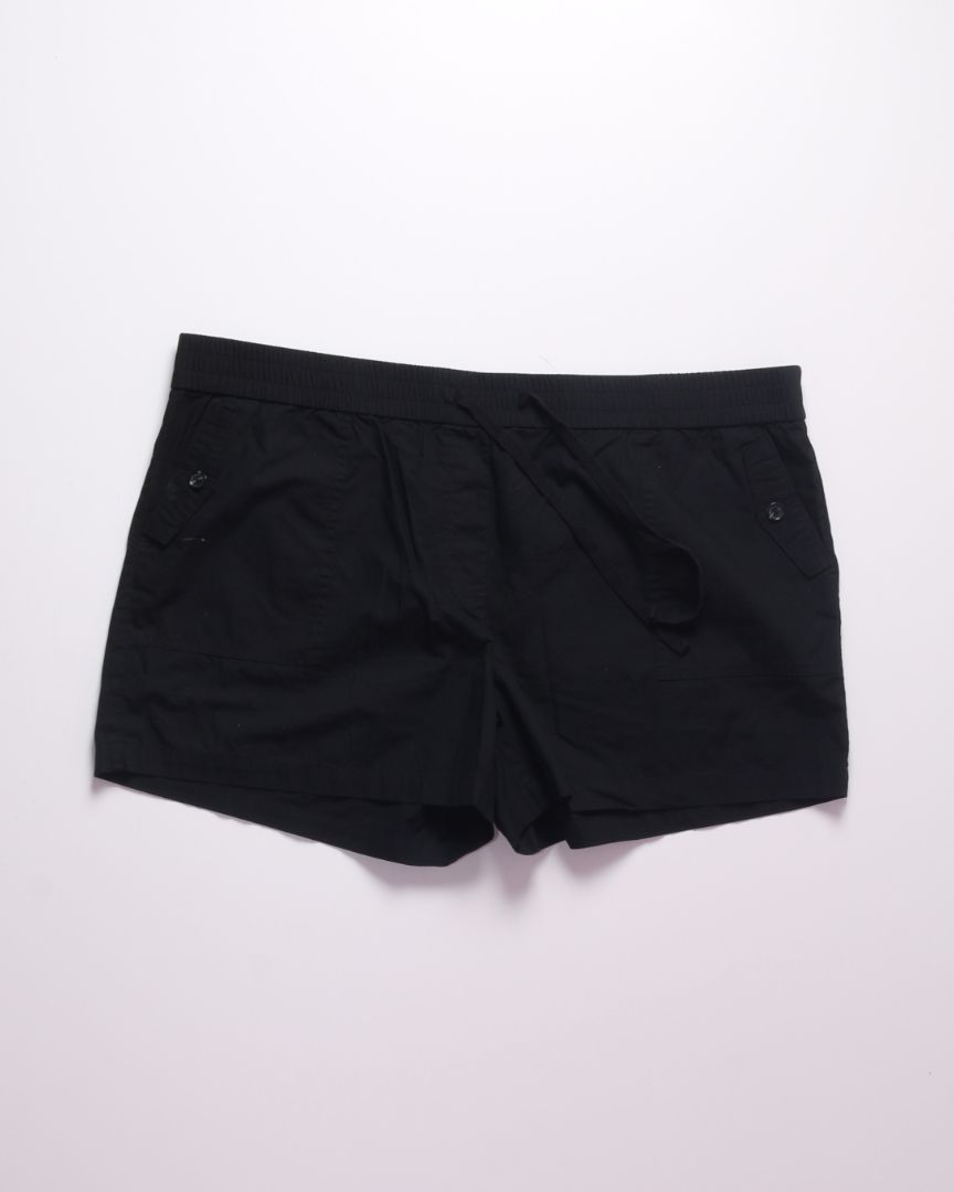 Black Loft Drawstring Shorts, XL