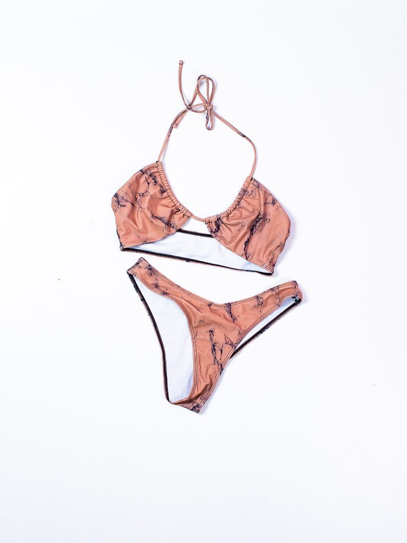 Brown Shein Bikini, M