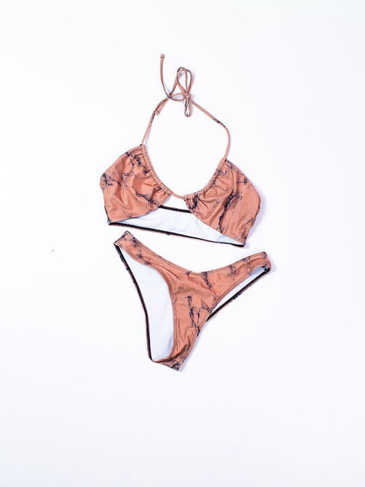 Brown Shein Bikini, M