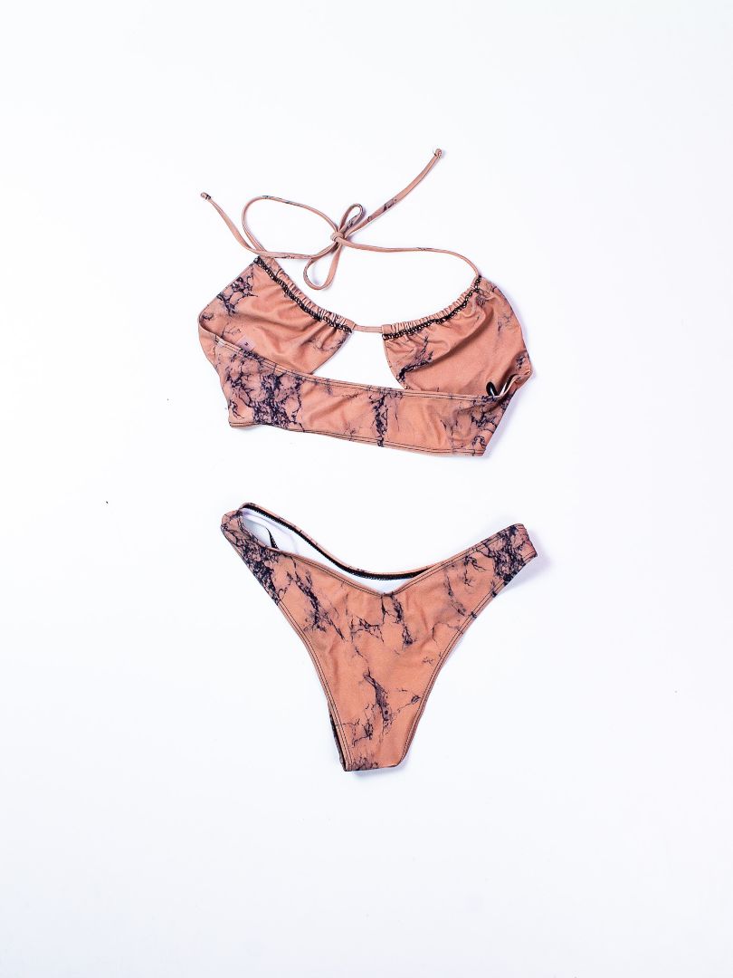 Brown Shein Bikini, M