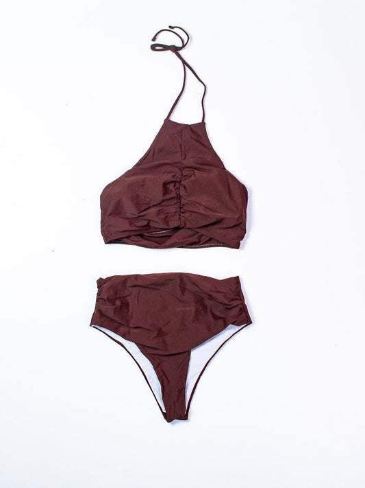 Brown Shein Bikini, M
