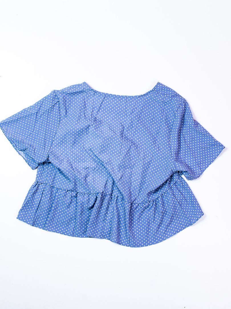 Blue Shein Blouse, 2X
