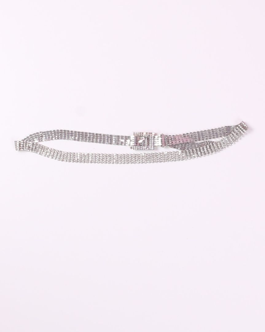 Silver Diamond Belt