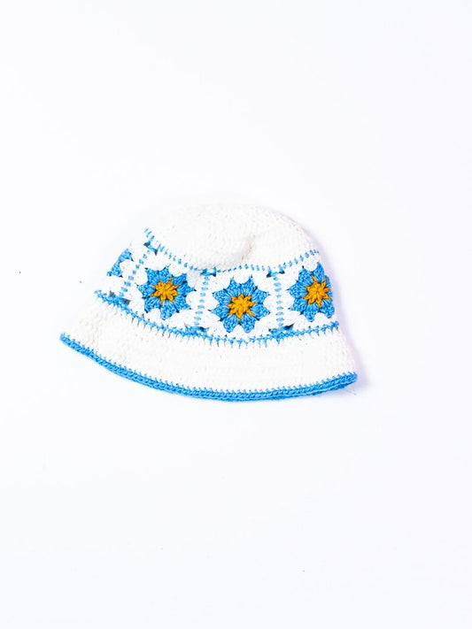 White  Crochet Beanie