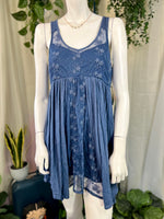 Blue Abercrombie & Fitch Babydoll Dress, S
