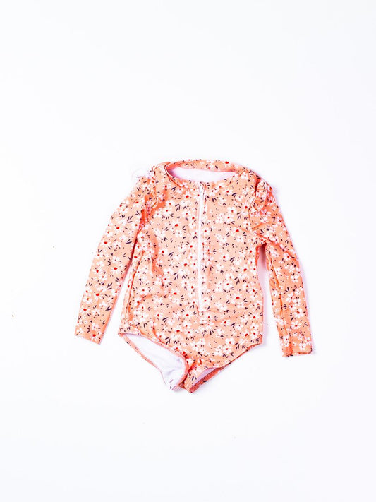 Orange  One Piece Swimsuit, 12M