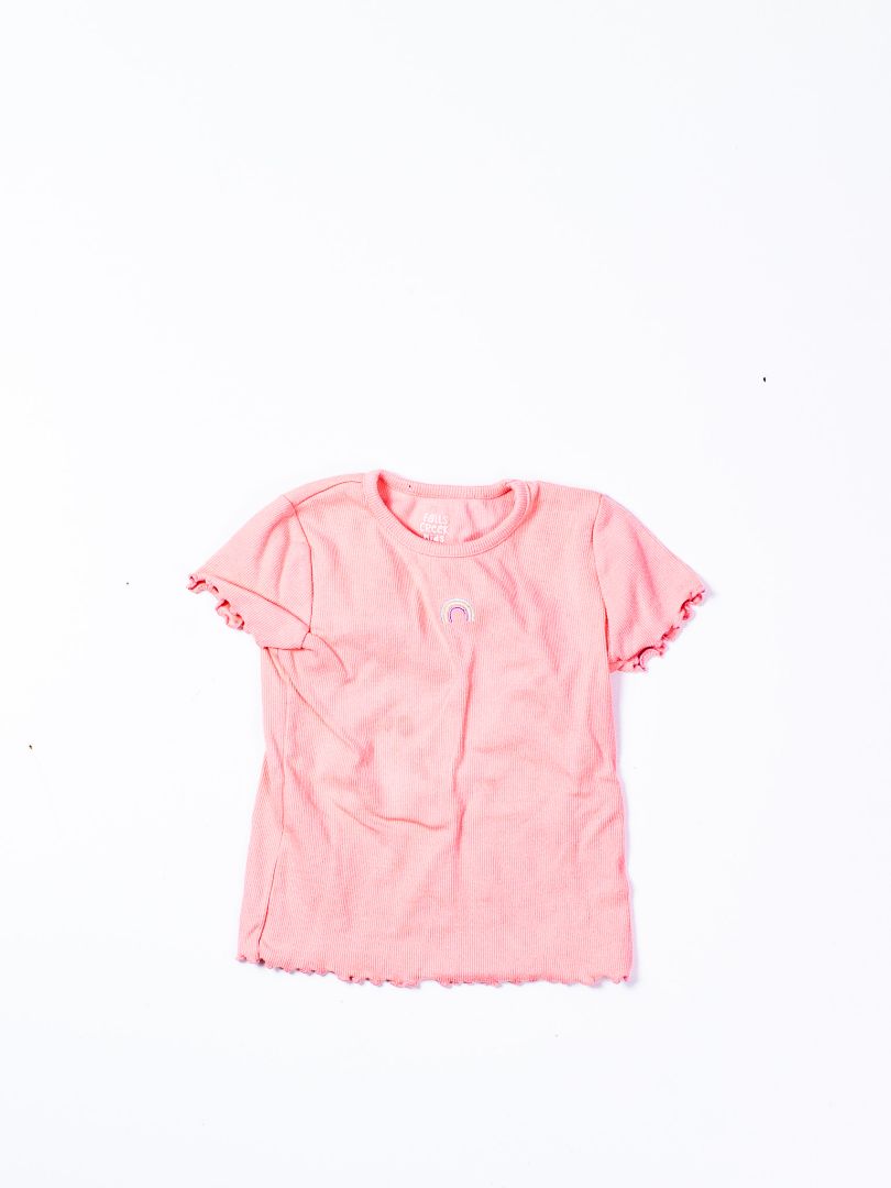 Pink Falls Creek Kids Embroidered Tee, 3T