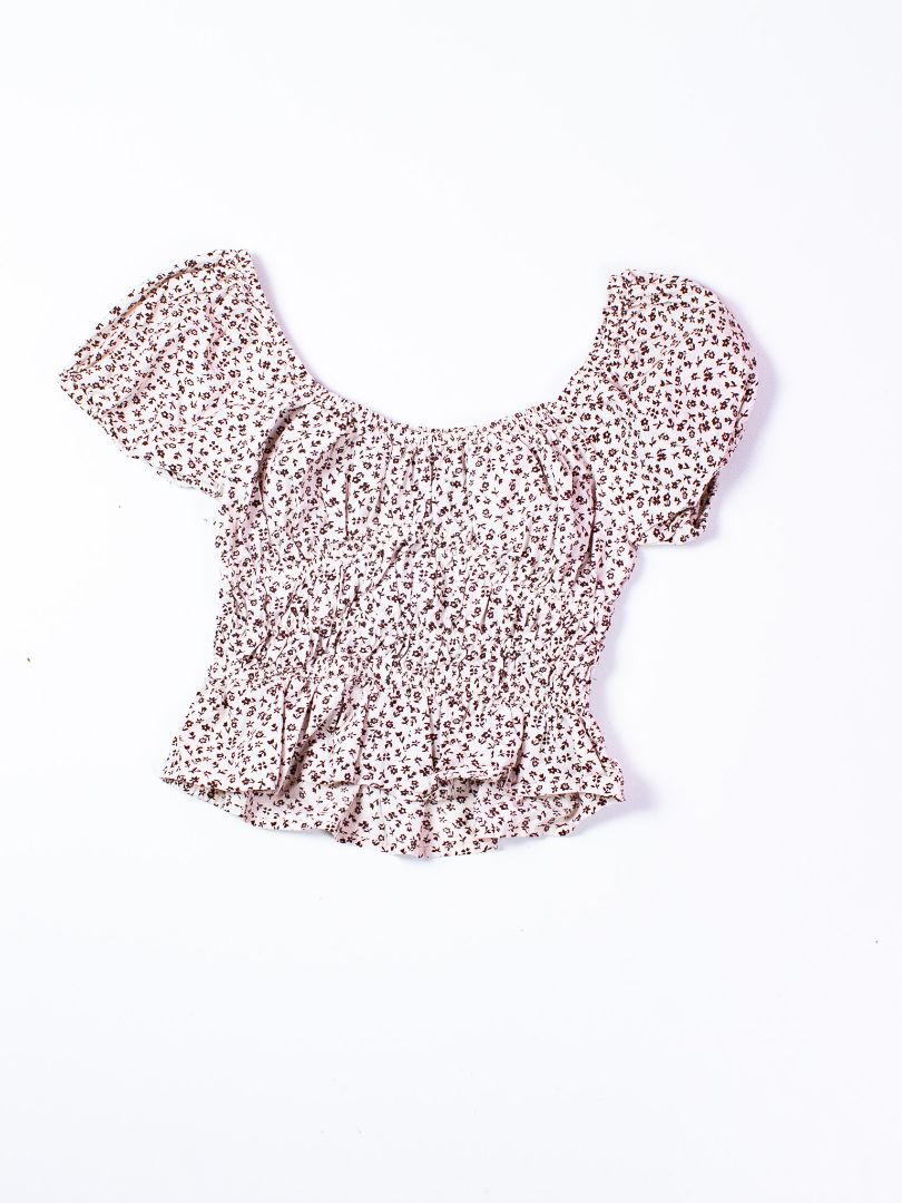 Cream Sim & Sam Blouse, S